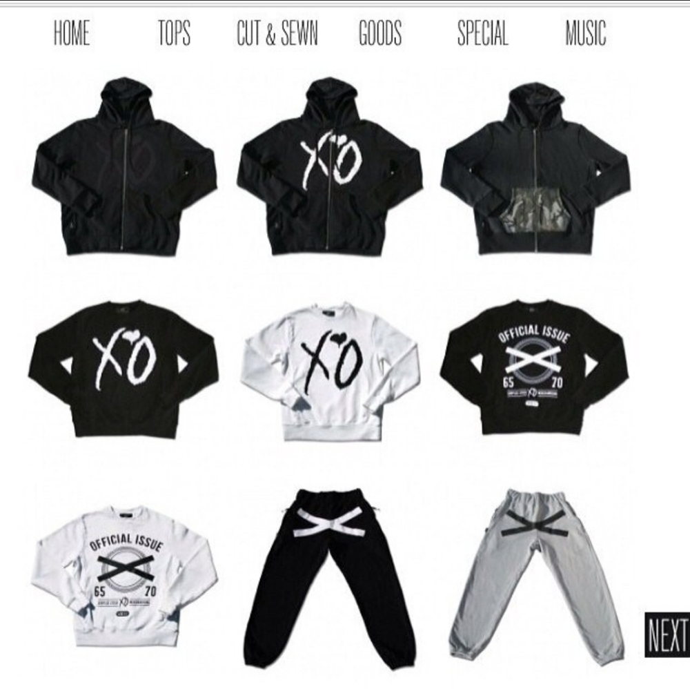 Official Issue 2013 The Weeknd Sweater Pants